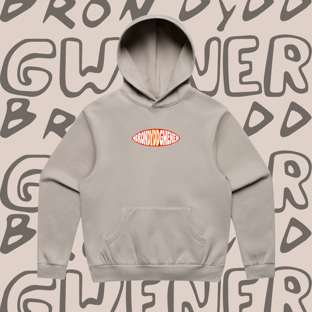 BDG Boxy Oval Embroidered Hood