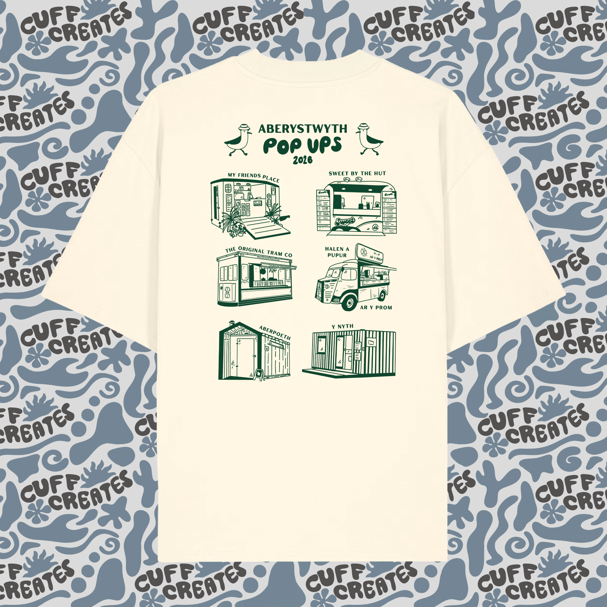 Cuff Creates Aber Pop Up Oversized Tee