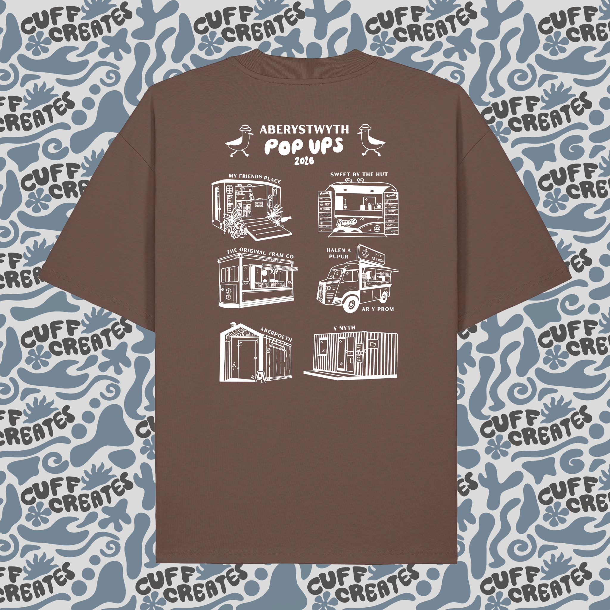 Cuff Creates Aber Pop Up Oversized Tee