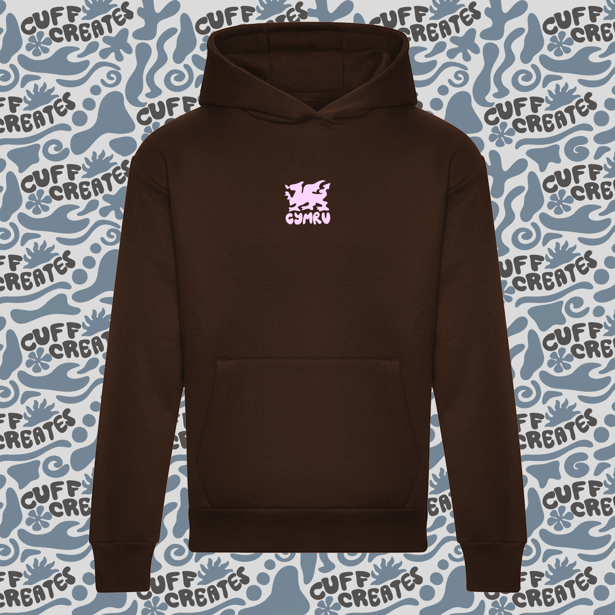 Cuff Creates Brown Cymru Hoodie