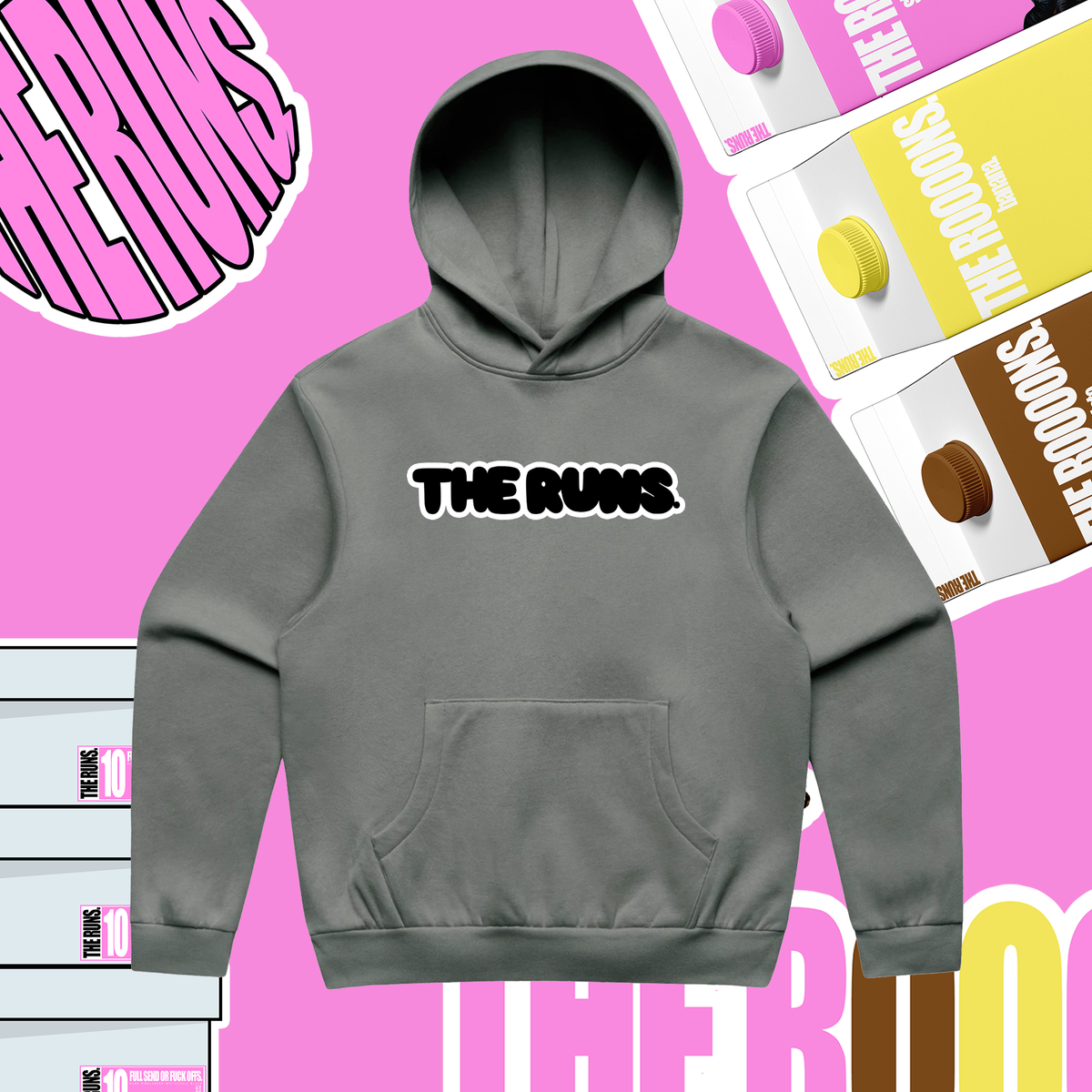 The Runs Embroidered Hoodie